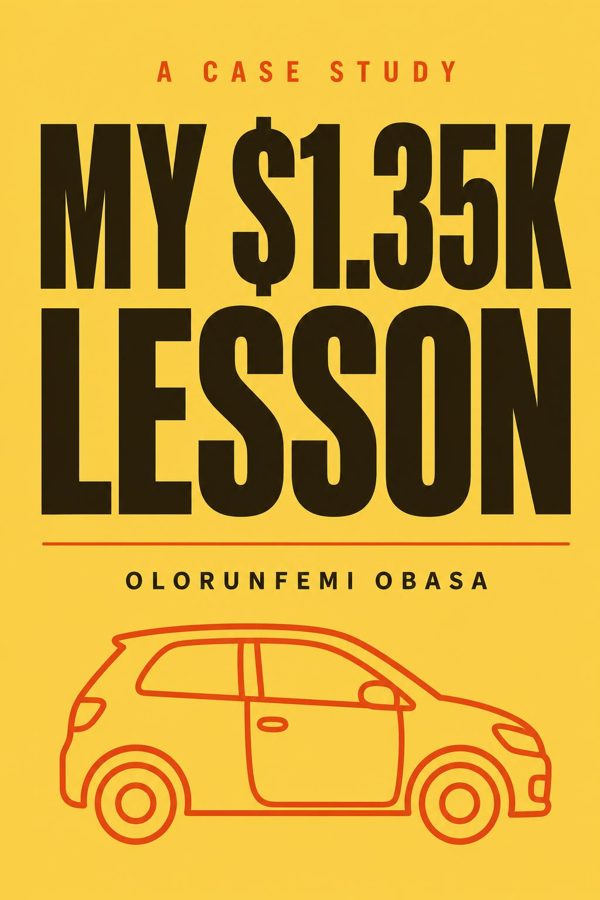 Cover of My $1.35k Lesson